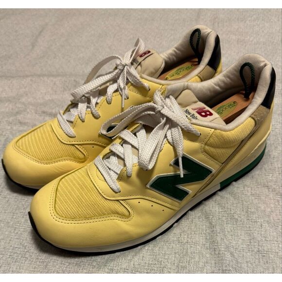 New Balance Size 12 996 U996TD Made USA Sulpher Forest Green - Picture 4 of 9